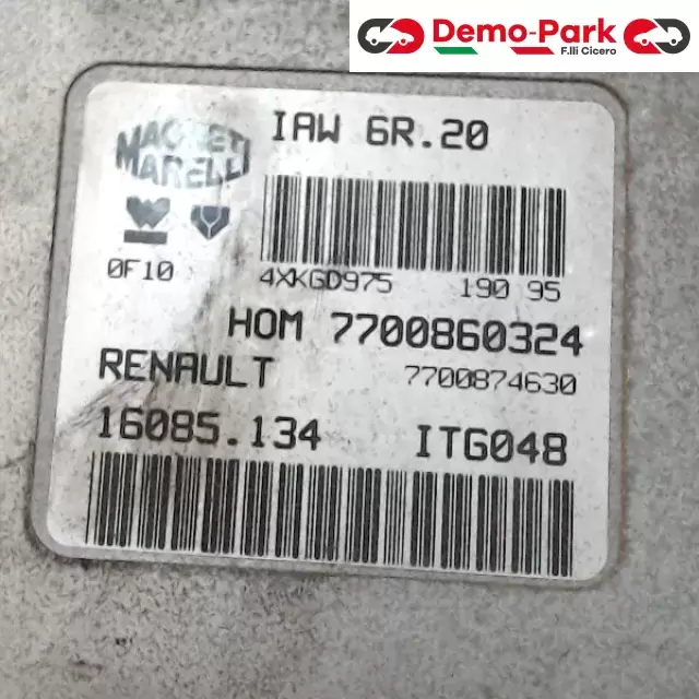 MAGNETI MARELLI - IAW 6R.20 Renault TWINGO - 1.2 IAW 6R.20  HOM7700860324 1