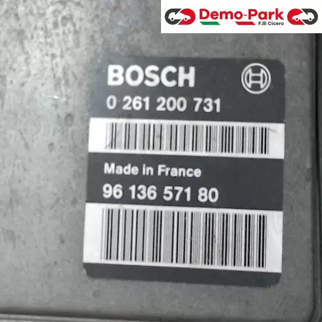CENTRALINA MOTORE Peugeot 306 BOSCH 0 261 200 731    96 136 571 80 1