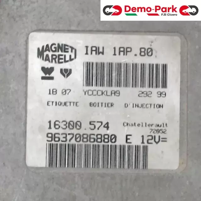 CENTRALINA MOTORE Peugeot 206 - 1.4  1