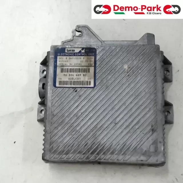 CENTRALINA MOTORE Peugeot 406 - 1.9 TD LUCAS DCU R04010028B   80768D 0