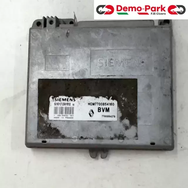CENTRALINA MOTORE Renault CLIO - 1.2 SIEMENS S101729102G         HOM7700854160 0
