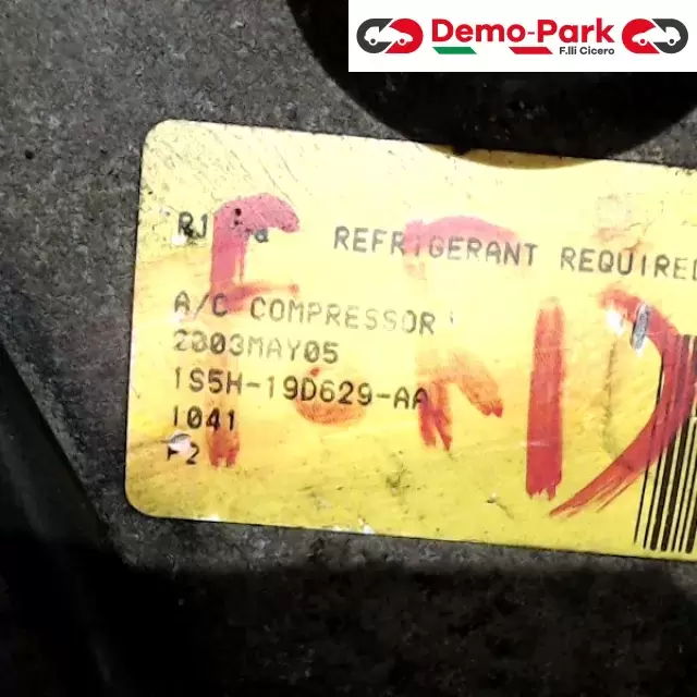 COMPRESSORE ARIA CONDIZIONATA Ford KA  1