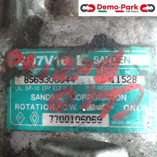 COMPRESSORE ARIA CONDIZIONATA Renault CLIO - 1.2  2