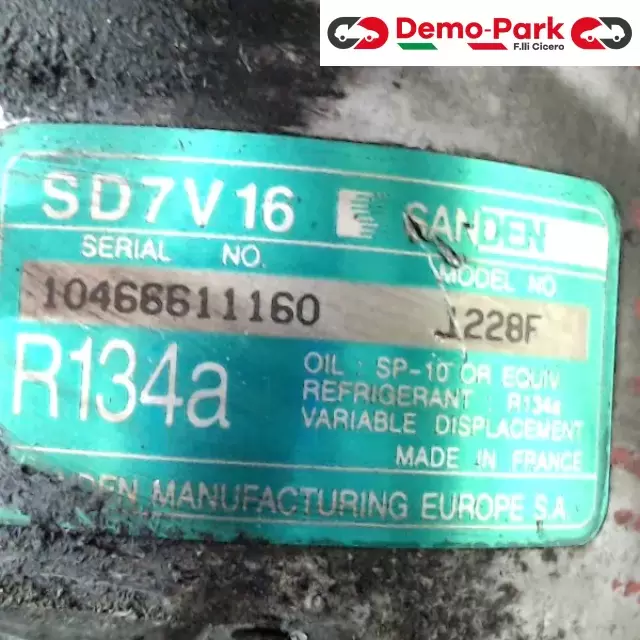 COMPRESSORE ARIA CONDIZIONATA Fiat ULYSSE - 2.1 TD  0