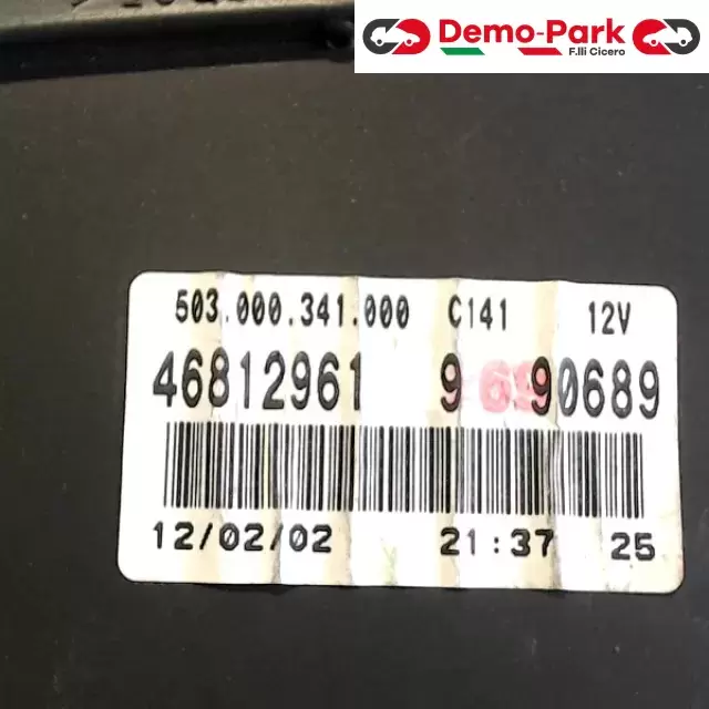 QUADRO STRUMENTI 503000341000 Fiat PUNTO II SERIE - 1.2  1