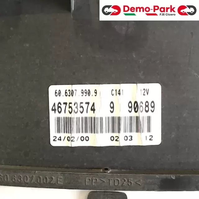 QUADRO STRUMENTI 46753574 Fiat PUNTO II SERIE - 1.2  1