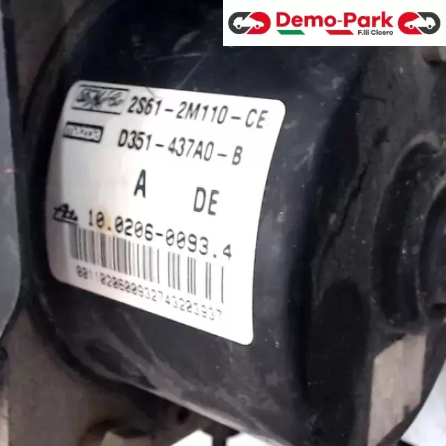 GRUPPO ABS Ford FUSION 1.4 TDCI 10.0206-0093.4    D351-437A0-B 1