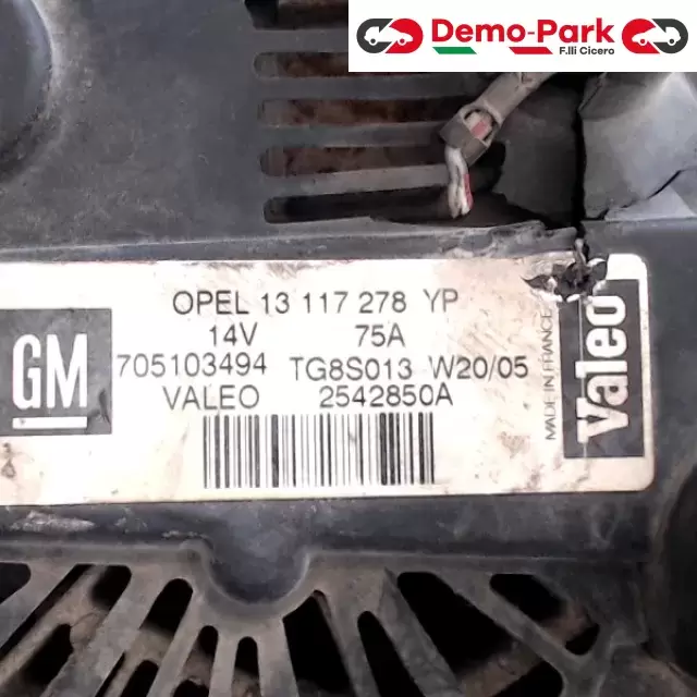 ALTERNATORE Opel AGILA  1