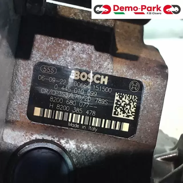 POMPA INIEZIONE CARBURANTE  Renault KOLEOS 2.0 DCI 0 445 010 099  H8200 385 478 2