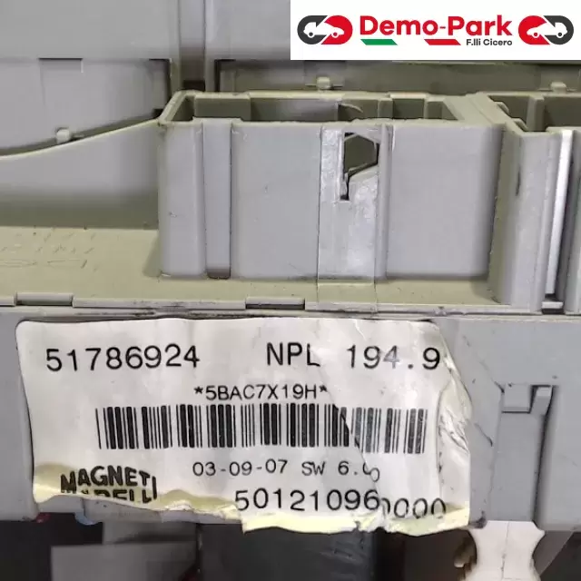 BODY COMPUTER  Fiat CROMA 1.9 MJET 51786924  2