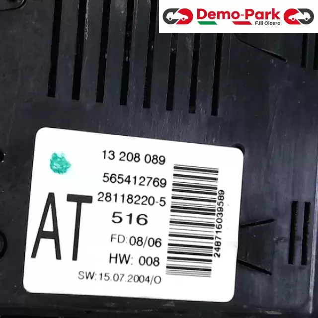 DISPLAY MULTIFUNZIONE CENTRALE Opel ASTRA H - 1.7 CDTI 565412769  28118220-5 2