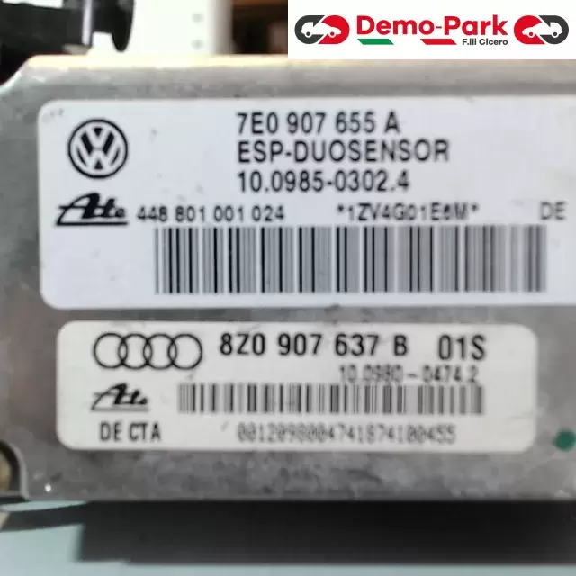 CENTRALINA ESP AUDI TT - A2 Audi A2 1.4 TDI 7E0 907 655 A 8Z0 907 637 B 2
