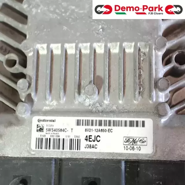 CENTRALINA MOTORE  Ford FIESTA VI 1.4 TDCI 8V21 - 12A650 - EC  2