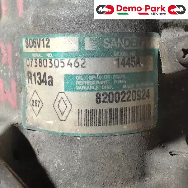 COMPRESSORE NISSAN MICRA K12 1.5 TD  Nissan MICRA K12 1.5 TD 8200220924 2