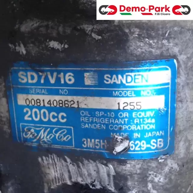 COMPRESSORE MAZDA 3 1.6 HDI  Mazda 3 1.6 HDI  2