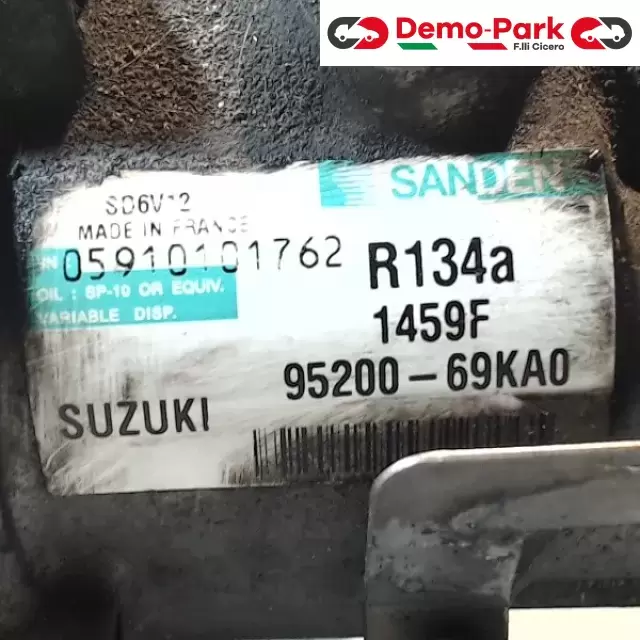 COMPRESSORE SUZUKI SX4 1.6 HDI  Suzuki SX4 1.6 HDI 95200-69KA0 3