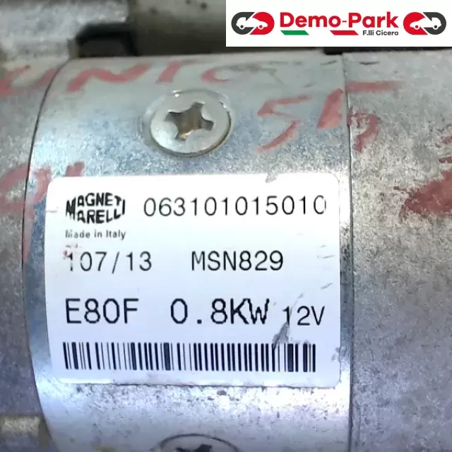 MOTORINO D'AVVIAMENTO FIAT PUNTO Fiat PUNTO 55 063101015010 2