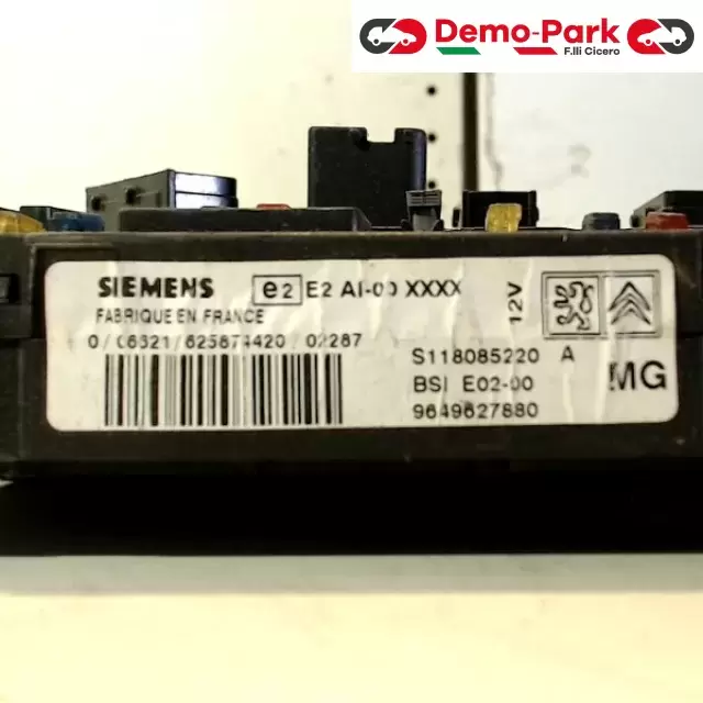 BODY COMPUTER PEUGEOT 206 Peugeot 206 - 1.1 E2AI-00XXXX 1