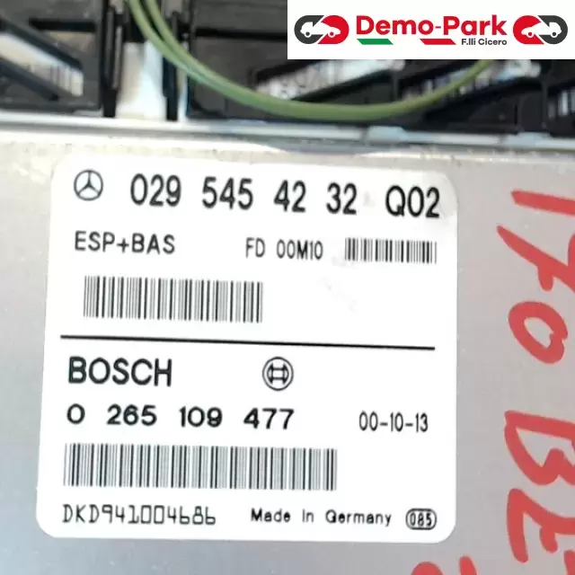 CENTRALINA MERCEDES-BENZ Mercedes-benz CLASSE A - 170 0295454232Q02 1