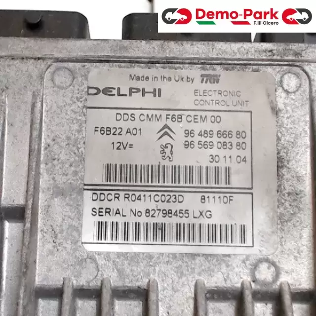 CENTRALINA MOTORE CITROEN C3 CitroЁn C3  1.4 HDI 9648966680 1