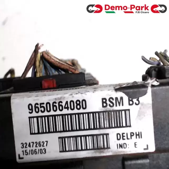 CENTRALINA PORTA FUSIBILI PEUGEOT 206 Peugeot 206 1.4 16V 9650664080 1