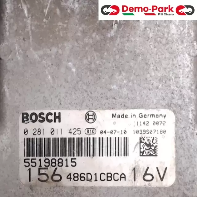 CENTRALINA MOTORE ALFA ROMEO 156 Alfa Romeo 156 - 1.9 JTD 55198815 1