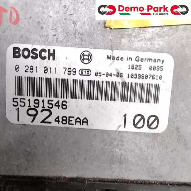 CENTRALINA MOTORE FIAT STILO Fiat STILO - 1.9 JTD 55191546 1