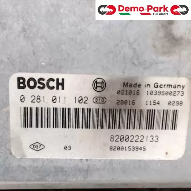 CENTRALINA MOTORE RENAULT LAGUNA Renault LAGUNA - 1.9 DCI 8200153945 1