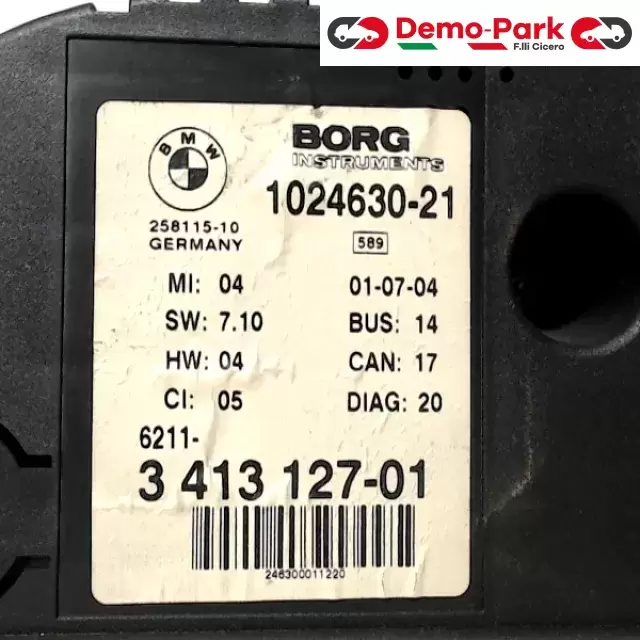 QUADRO STRUMENTI BMW X3 Bmw X3 E46 330  2