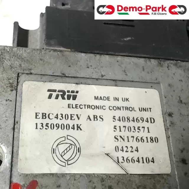 GRUPPO ABS LANCIA YPSILON Lancia YPSILON - 1.2 54084694D 2