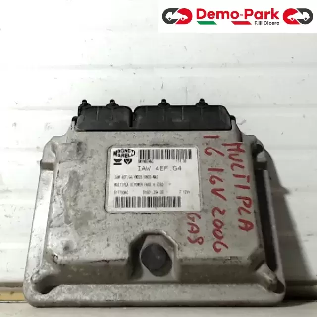 CENTRALINA MOTORE FIAT MULTIPLA Fiat MULTIPLA - 1.6 16v 51779340 0