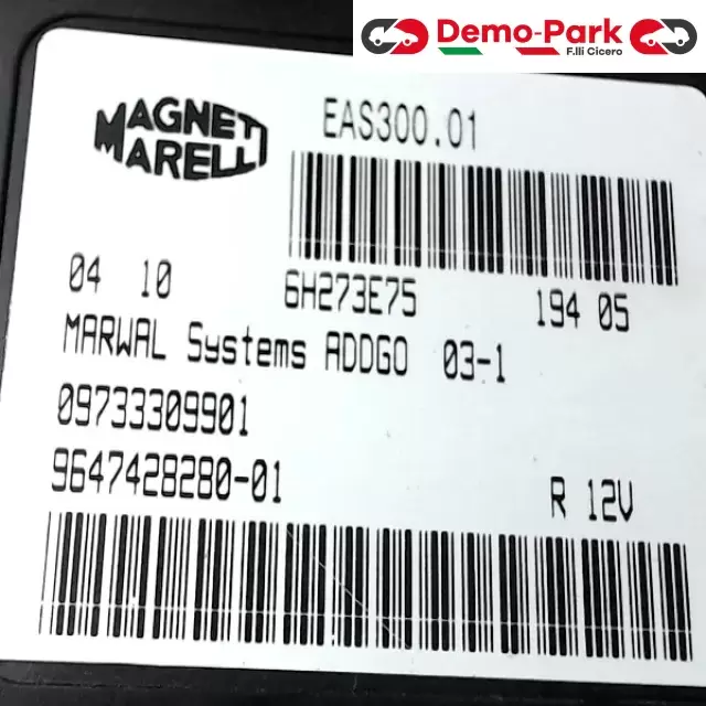 CENTRALINA POMPA CARBURANTE PEUGEOT 307 Peugeot 307 - 1.6 HDI 9647428280-01 1