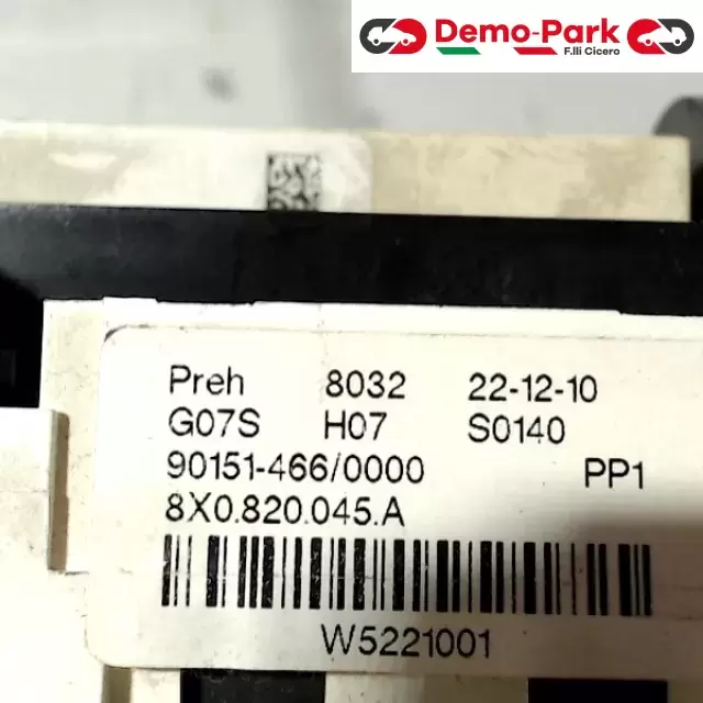 COMANDO CLIMA AUDI A1 Audi A1 1.6 TDI W5221001 2