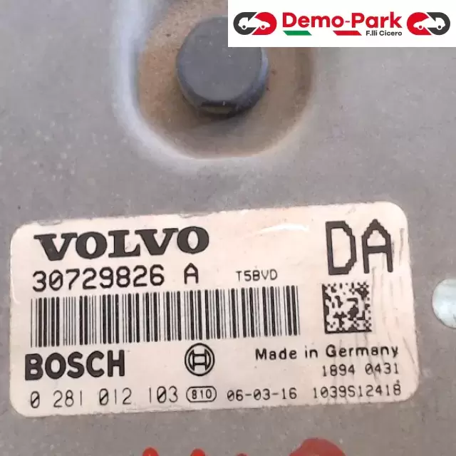 CENTRALINA MOTORE VOLVO S60 DA Volvo S60 30729826 A 1