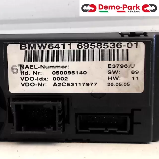 COMANDO CLIMA BMW SERIE 1 E87 Bmw SERIE 1 E87 6411 6958536-01 1