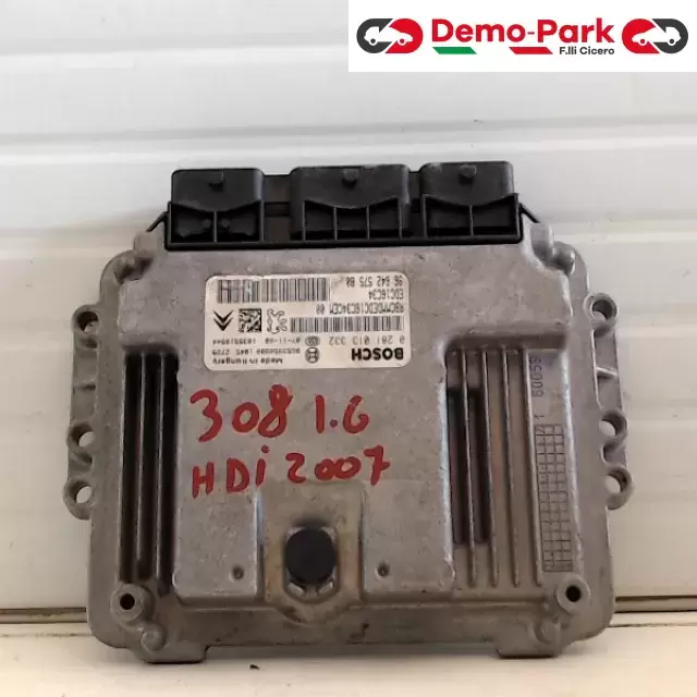 CENTRALINA PEUGEOT 308 1.6 HDI Peugeot 308 - 1.6 HDI O 281 013 332   EDC16C34 0