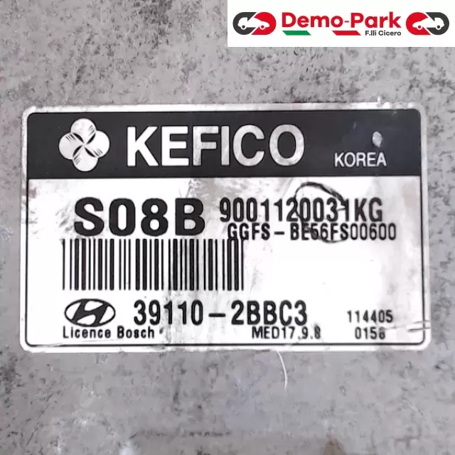 CENTRALINA MOTORE HYUNDAI VELOSTER Hyundai VELOSTER 39110-2BBC3 1