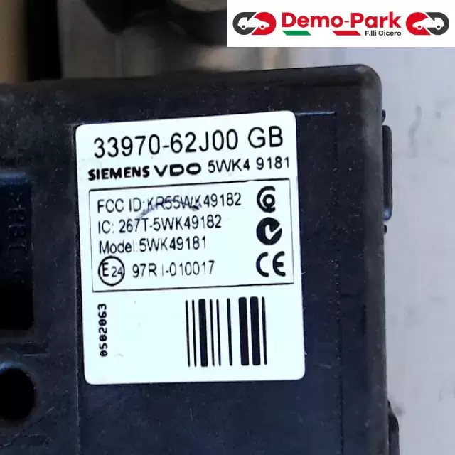 BLOCCASTERZO SUZUKI SWIFT Suzuki SWIFT 33970-62J00 GB 1