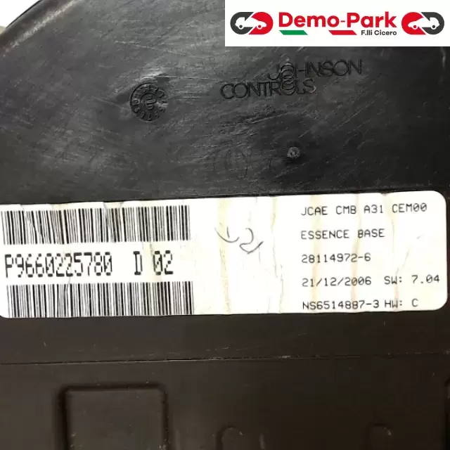 QUADRO STRUMENTI CITROEN C3 CitroЁn C3 - 1.1 P9660225780 D 02 2