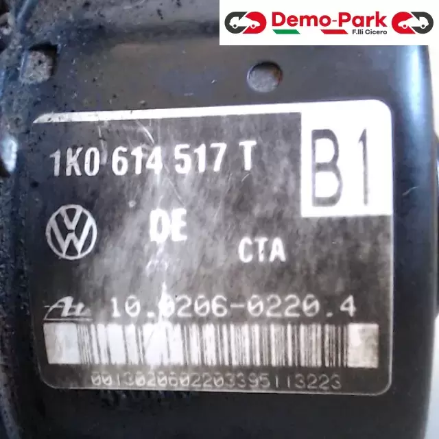 GRUPPO ABS VW GOLF 5 2.0 TDI Volkswagen GOLF 5 2.0 TDI 1K0 907 379 AA 2
