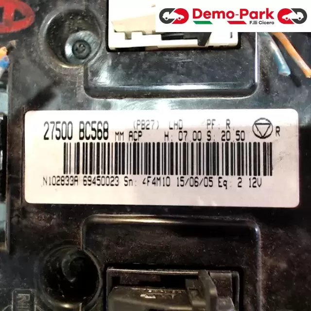 COMANDO CLIMA NISSAN MICRA K12 Nissan MICRA 27500 BC568 2