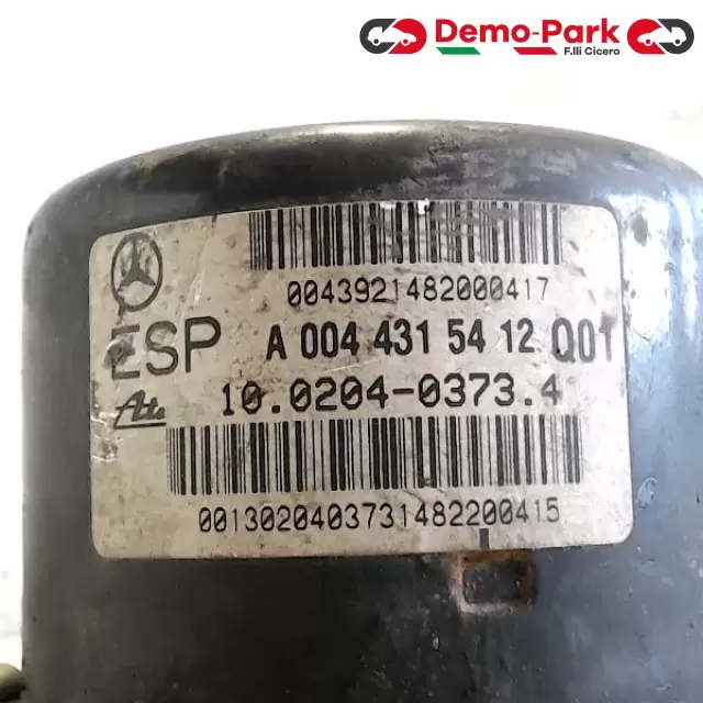 GRUPPO ABS MERCEDES C220 Mercedes-benz CLASSE C - 220 CDI A 209 545 14 32 1