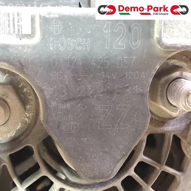 ALTERNATORE OPEL CORSA D 1.2B 120A Opel CORSA D 1.2 0 124 425 057 ZZ 3