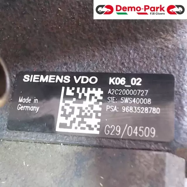 POMPA INIEZIONE SIEMENS FORD FIESTA 1.4 HDI Ford FIESTA  1.4 HDI K06_02  3