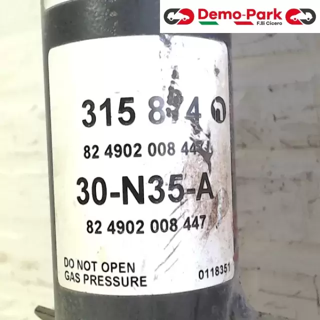 AMMORTIZZATORE SX PEUGEOT 208 1.6 HDI Peugeot 208 1.6 HDI 82 4902 008 447 / 315 874 2