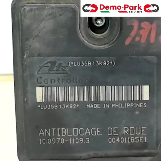 GRUPPO ABS CITROEN C3 CitroЁn C3 1.4  PLURIEL 10.0970-1109.3 2