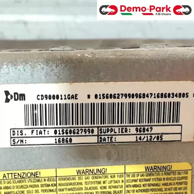 AIRBAG PASSEGGERO Alfa Romeo 159 01560627990 2