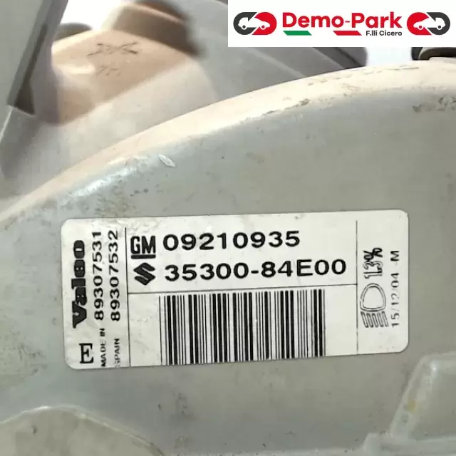 FARO SX Opel AGILA 09210935 / 35300-84E00 2