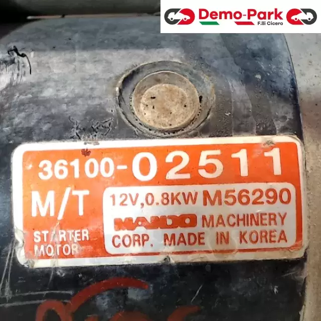 MOTORINO D'AVVIAMENTO Hyundai ATOS 36100-02511 3