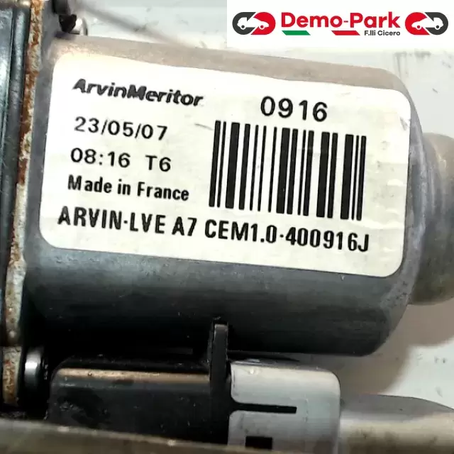 ALZAVETRO ANTERIORE DX  5PORTE Peugeot 207 400916J 2